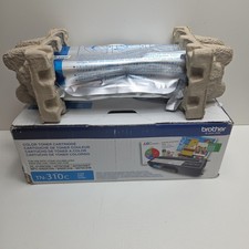NEW GENUINE - BROTHER TN310C CYAN TONER CARTRIDGE - TN-310C - SEALED BAG picture