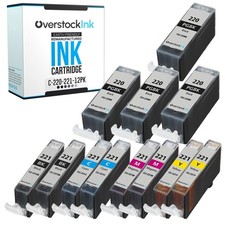 12-Pack Compatible OSI Ink Canon 220 221 Cartridges for PIXMA MP640 MP980 MP990 picture