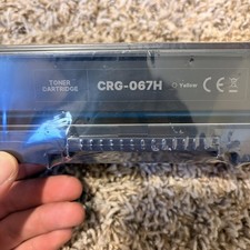 Canon CRG-067H 067 H Yellow Toner Cartridge Sealed Exp Unknown C24LH310214 picture