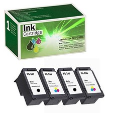 Limeink 4 Pack PG-245XL CL-246XL Ink Cartridges 2 Black 2 Color for Pixma iP2820 picture