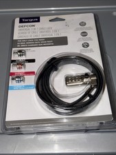 Targus Defcon Universal 3-in-1 Cable lock Laptop / Notebook lock New Sealed picture