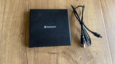 Verbatim External Slimline CD/DVD Writer 98938 Model DHAA USB Tested Works picture