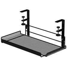 Under Desk Cable Management Tray in Black Organizer Medium Space-Saving Durable picture