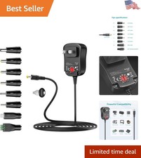 Universal 3V-12V Adjustable AC Adapter with 11 Tips for Versatile Devices picture