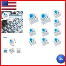 BlingKingdom 10 PCS MX Clicky Blue Mechanical Keyboard Switches picture