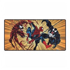 Marvel Comics Spider-Man Vs Venom Carnage Epic Battle Movie Mouse Pad Desk Mats picture
