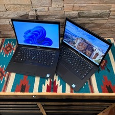 LOT OF 2 Dell Latitude 7480 Touch Laptop •i5-7300U 4GB 256SSD Win11P 4 RESTORE picture
