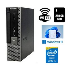 Dell OptiPlex 9020 Desktop USFF Core i5 16GB Ram 240GB SSD Wi-Fi Windows 11 Pro picture