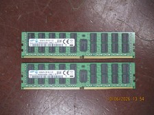 Lot of 2 SAMSUNG 16GB 2RX4 PC4-2133P M393A2G40DB0-CPB0Q Memory Ram picture