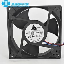 Delta EFB1324SHE 24V 1.38A 12738 3-Wire Large Airflow Axial Inverter Cooling Fan picture