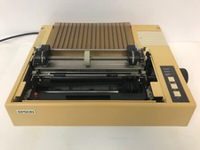 RARE VINTAGE EPSON JX-80 PRINTER NARROW CARRIAGE 80 COLUMN DOT MATRIX PRINTER picture