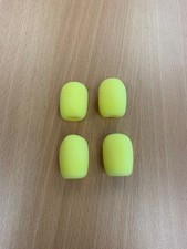 4-pack Yellow FOAM Microphone WINDSCREEN for Plantronics Supra Encore headsets picture