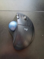 Logitech Ergo M575 Wireless Trackball Mouse Black, Ergonomic picture