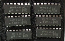 Micron Technology IN-LINE 16-DIP 256K 120ns Page Mode DRAM Memory MT1259-12 6-PK picture