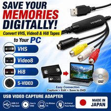 IO DATA GV-USB2 USB Video Capture Adapter VHS Hi8 Video8 PC DVD Converter Japan picture