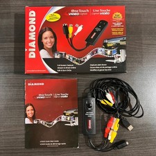 Diamond Multimedia VC500 One Touch Video Capture USB 2.0 VHS to Digital Black picture
