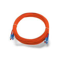 32.8ft SC-SC Fiber Optic 62.5 125UM Duplex Multimode Cable - Orange picture
