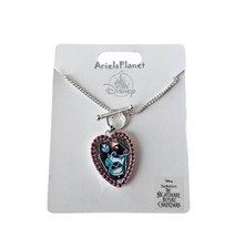 Disney Parks Nightmare Before Christmas Jack & Sally Silver Tone Necklace picture