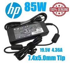 Genuine 85W HP AC Adapter Model TPC-BA56 P/N 666265-001 19.5V 4.36A w/Cord OEM picture