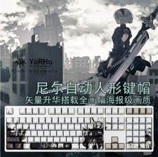 Game NieR:Automata Mechanical Keyboard 108 Key PBT Keycap Set Translucent Gift picture