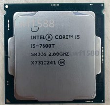 7gen Intel Core i5-7600T SR336 quad-core 2.8GHz LGA1151 desktop CPU processor picture