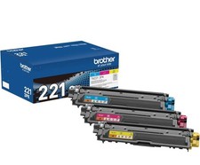 Brother -Yield Toner Cartridge Three Pack TN221 3PK : BLACK, Magenta, & Cyan picture