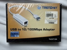 TRENDnet TU2-ET100 USB 2.0 to 10/100Mbps Fast Ethernet Adapter NEW SEALED picture