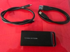 Samsung T5 EVO 8TB USB 3.2 Portable Solid External Drive - Used - Ships ASAP picture