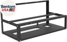 Mining Rig Frame, Steel Open Air Miner Mining Frame Rig Case up to 6 GPU for Cry picture