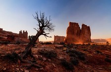 Landscape nature arches national park utah usa rocks Custom Gaming Mat Desk picture