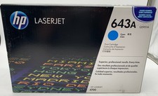 Genuine HP 643A (Q5951A) Cyan Original LaserJet Toner Cartridge, OEM picture