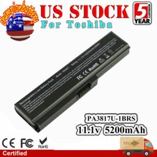 Laptop Battery for Toshiba PA3817U-1BRS 10.8V Li-ion 48WH 6 Cell Computer  picture