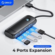 ORICO 4-Port USB Hub USB 3.0/2.0 Multi Splitter Power Adapter OTG PC Accessories picture
