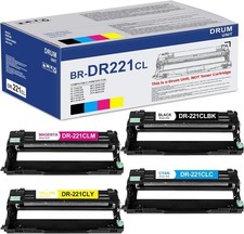 Ksuellpwr DR221CL Drum Unit, 4 Pack picture