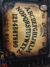 Ouija Board Mouse Pad, Mystic Desk Accessory, Gothic Office Gift picture