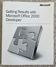 Getting Results with Microsoft Office 2000 Developer Guide Manual 127 Pages picture