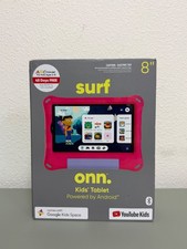 onn. Surf 8” Kids Tablet 32GB 3GB RAM Android 14 Pink picture