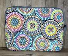 Vera Bradley Sunny Medallion Laptop chromebook protective Sleeve picture