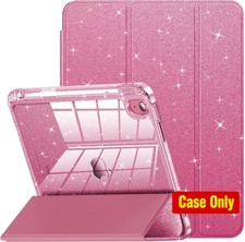 Case for iPad A16 11th Gen 11 Inch 2025, Glitter Cute Cover with Pencil Holder picture