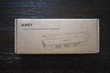 Aukey CB-C63 USB-C to 3 Port USB 3.0 Hub With Card Reader picture