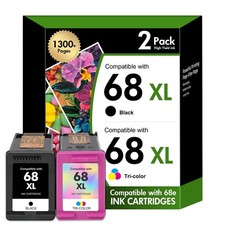 68 6155e 6555e 68XL Ink Cartridges for High Yield, Black Cyan Magenta Yellow picture