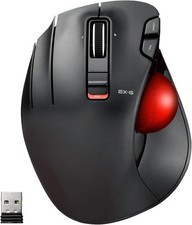 EX-G Left Handed Trackball Mouse - 2.4 GHz Wireless with High Precision Tracking picture