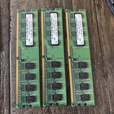 3GB Kit (3x1GB) DDR2 800MHz PC2-6400 Desktop RAM DIMM Hynix picture