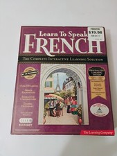 NOS The Learning Company Learn to Speak French 7.0 New & Sealed Educational  picture