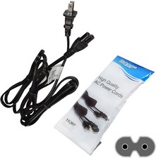 HQRP AC Power Cord compatible with Bose Acoustic Wave Figure-8 HP DeskJet picture