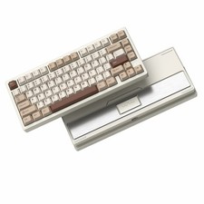 Womier RD75 Pro Mechanical Gaming Keyboard Wireless Aluminum Milk White picture