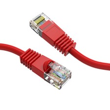 Lot of 10 (1½ FOOT) 18 INCH Cat5E Ethernet Patch Cord 9 Color 24AWG Copper Cable picture
