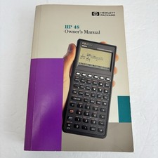Hewlett Packard HP 48 Calculator Owner's Manual 1991 picture