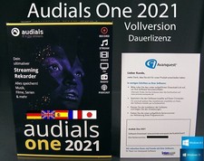 Audials One 2021 Permanent License Box Streaming Recorder TV Movie Radio Music Original Packaging NEW picture