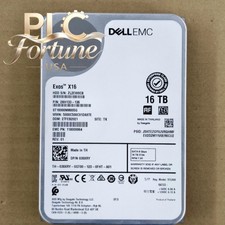New Dell 39XRY 039XRY ST16000NM005G EMC Exos X16 16TB SATA 6Gb/s 7.2K 3.5